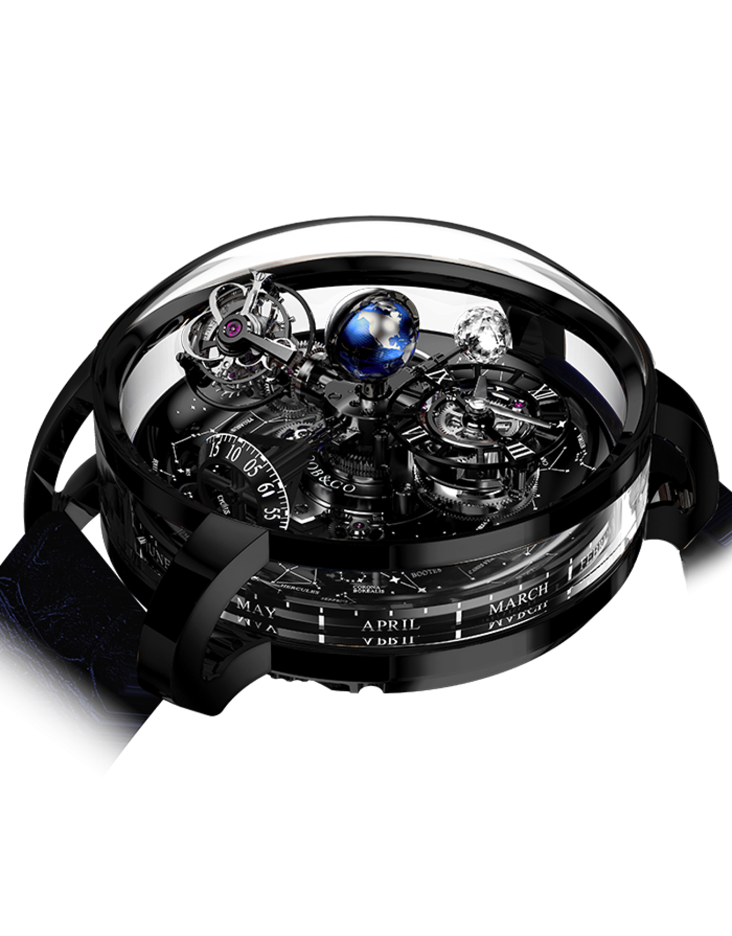 ng H Jacob Co Astronomia Sky Black Gold Grand Complication