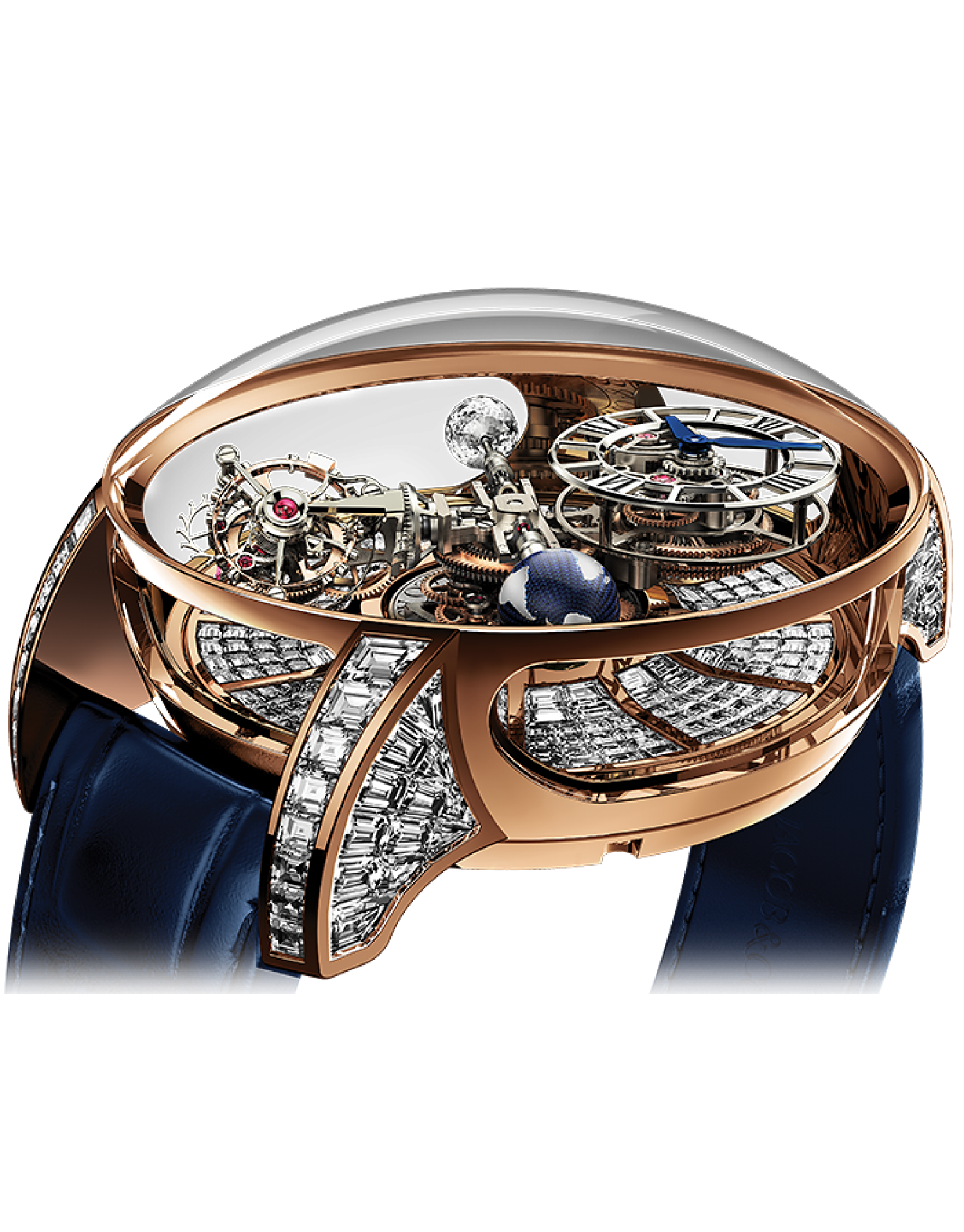 ng H Jacob Co Astronomia Tourbillon Baguette AT800.40.BD.BD.A