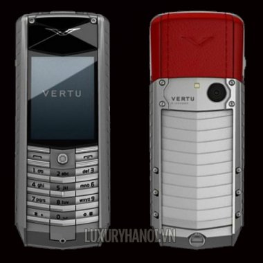 Vertu Ascent X Titanium Red leather Mới 90%