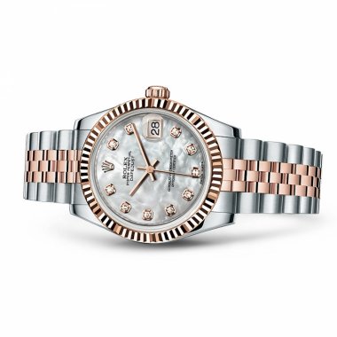 Đồng hồ Rolex Lady Datejust 178271 Everose Gold White Mother of pearl 31mm