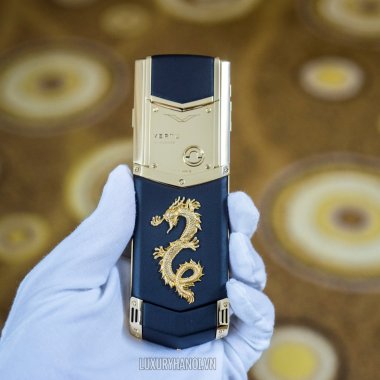 Vertu Signature Dragon Yellow Gold Diamond Mới 98%