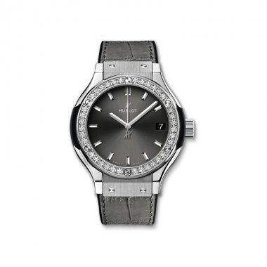 Đồng hồ Hublot Classic Fusion Racing Grey Titanium Diamonds 33mm 581.NX.7071.LR.1104