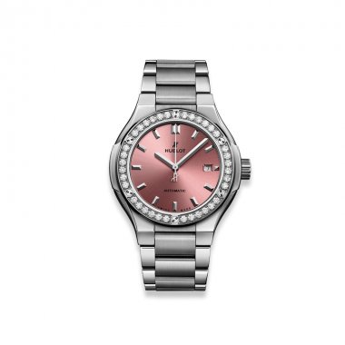 Đồng hồ Hublot Classic Fusion Titanium Pink Bracelet 33mm 585.NX.891P.NX.1204