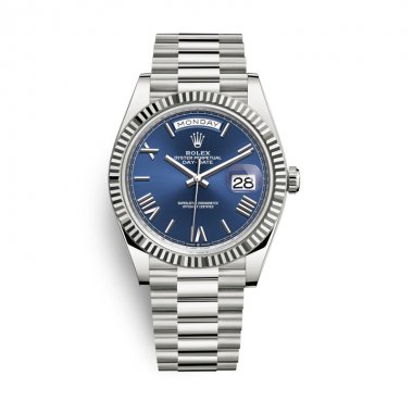 Đồng hồ Rolex Day-Date 40mm White Gold Blue Dial 228239 