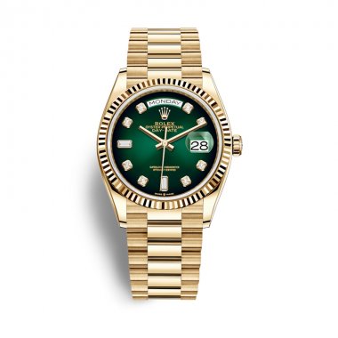 Đồng hồ Rolex Day-Date 36mm Green Diamond Dial 128238
