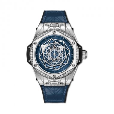 Đồng hồ Hublot Big Bang One Click Sang Bleu Steel Blue Diamonds 39mm 465.SS.7179.VR.1204.MXM19