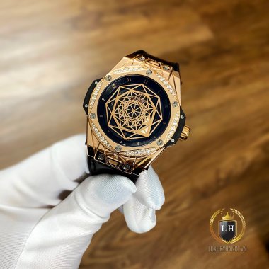 Đồng hồ Hublot Big Bang Sang Bleu King Gold Diamonds 39mm Đã Qua Sử Dụng