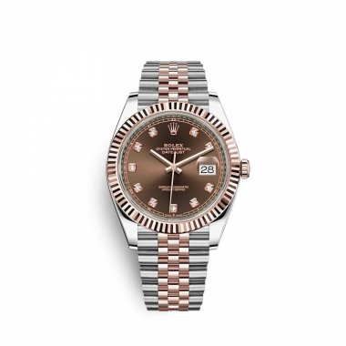 Đồng hồ Rolex Datejust 41mm Chocolate Diamond Dial 18K Everose Gold 126331