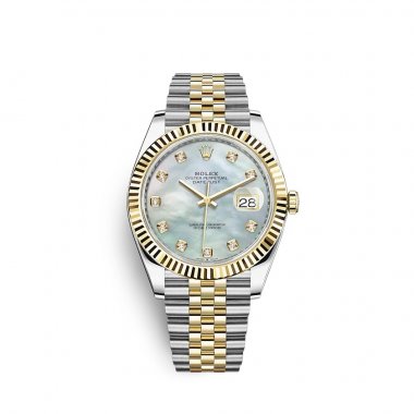 Đồng hồ Rolex Datejust 41mm Steel and Yellow Gold 126333 White MOP Diamond