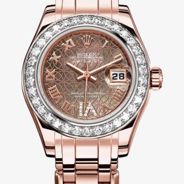 Đồng hồ Rolex Lady Datejust Pearlmaster 80285 Vàng Hồng 29mm
